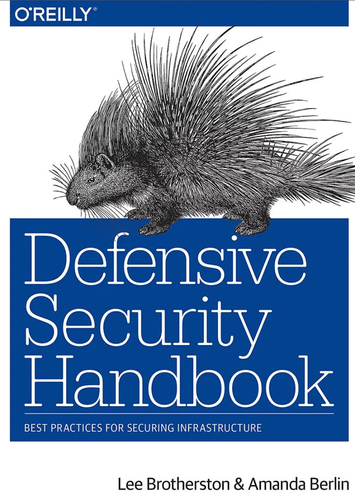 Capa do livro Defensive Security Handbook: Best Practices for Securing Infrastructure