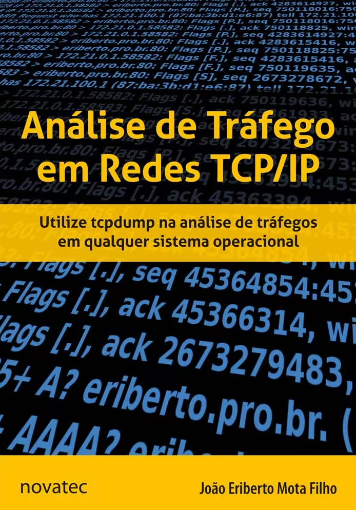 Capa do livro Análise de Tráfego em Redes TCP/IP.